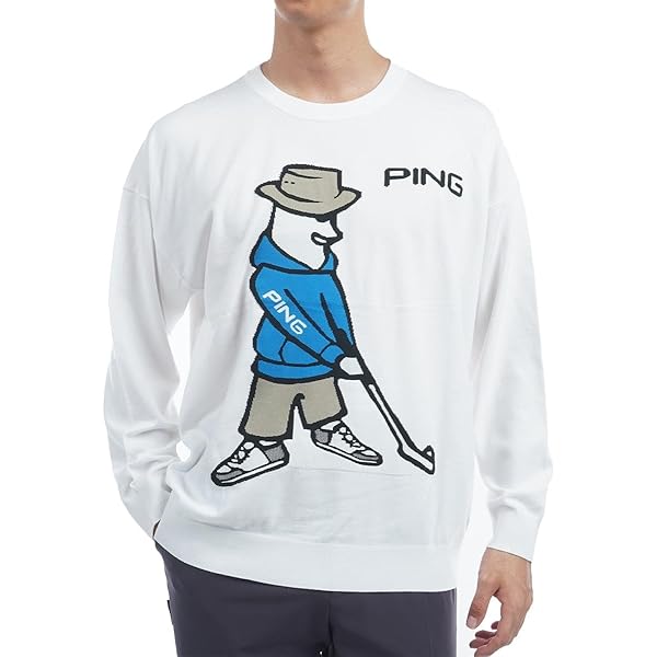 Amazon | [ピン アパレル] メンズ クルーネックニット (ジャガード